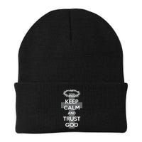 Christian Slogan: Keep Calm and Trust God  Beanie
