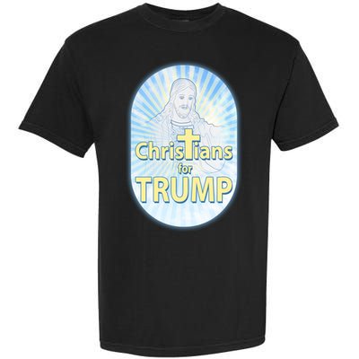 Christians For Trump Garment-Dyed Heavyweight T-Shirt
