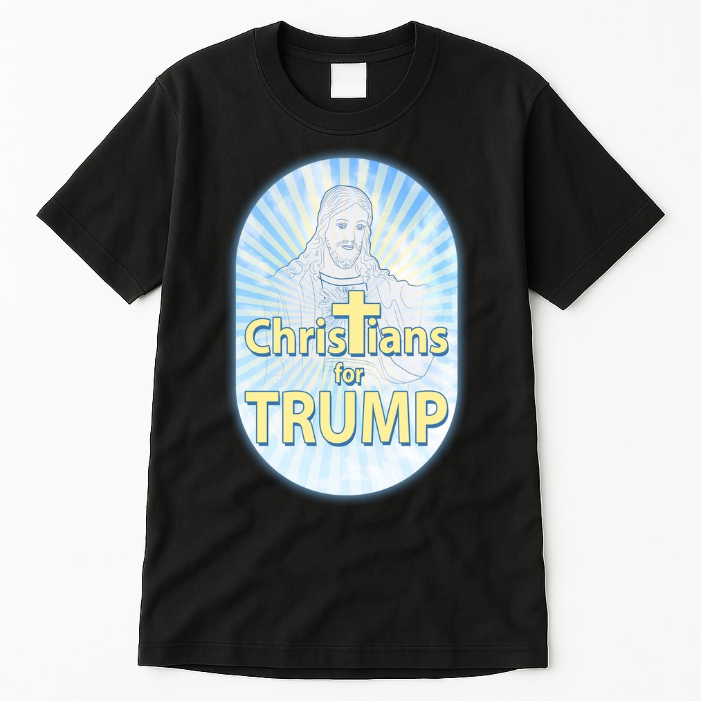 Christians For Trump Tall T-Shirt