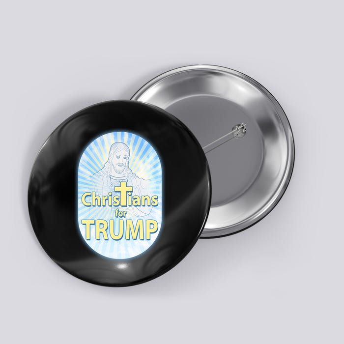 Christians For Trump Button