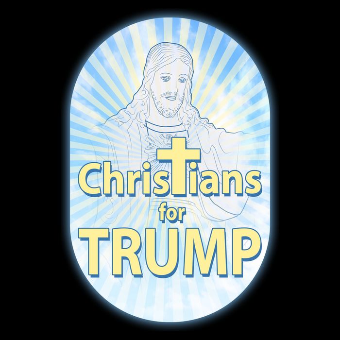 Christians For Trump Button
