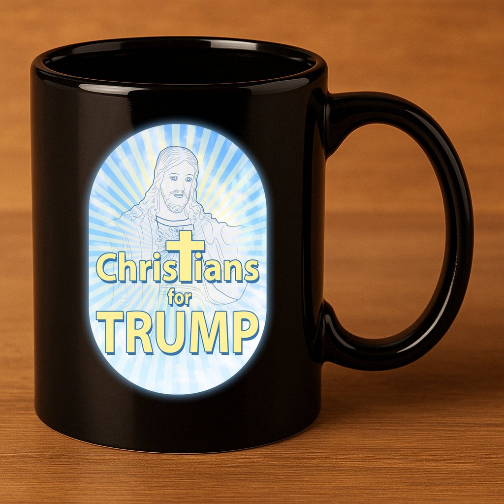 Christians For Trump 11oz C Handle Ceramic Mug
