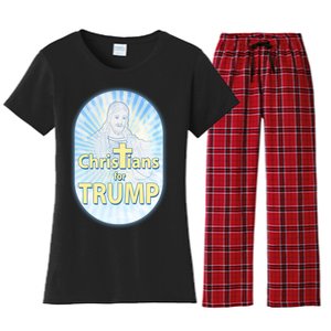 Christians For Trump Women's Flannel Pajama Set