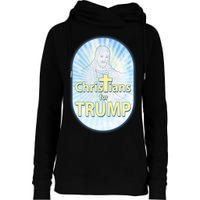 Christians For Trump Womens Funnel Neck Pullover Hood