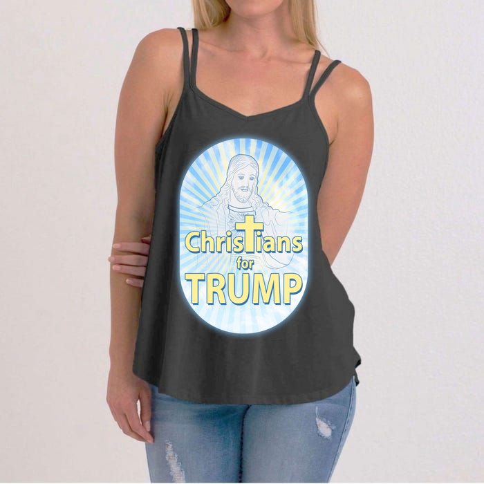 Christians For Trump Women's Strappy Tank