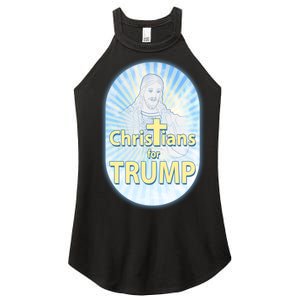 Christians For Trump Women's Perfect Tri Rocker Tank