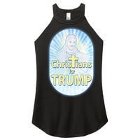 Christians For Trump Women's Perfect Tri Rocker Tank