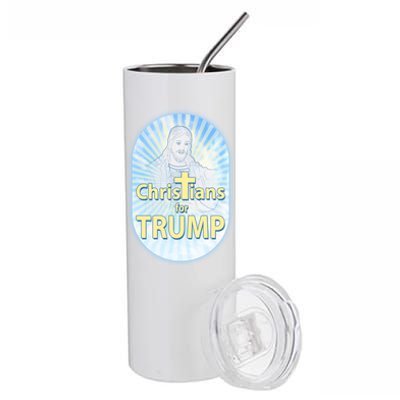 Christians For Trump Stainless Steel Tumbler