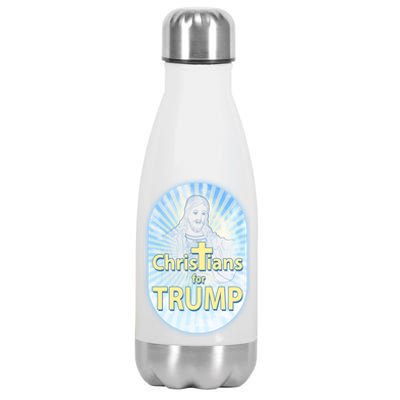 Christians For Trump Stainless Steel Insulated Water Bottle