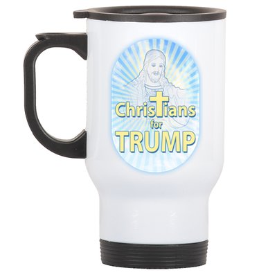 Christians For Trump Stainless Steel Travel Mug