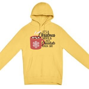 Christmas  Movie and Hot Chocolate Premium Pullover Hoodie