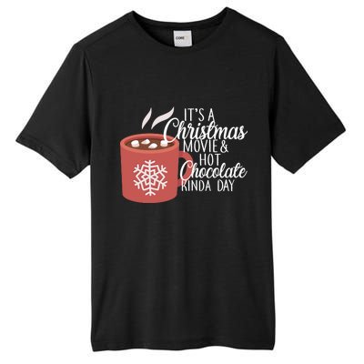 Christmas  Movie and Hot Chocolate Tall Fusion ChromaSoft Performance T-Shirt