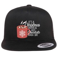 Christmas  Movie and Hot Chocolate Flatbill Hat