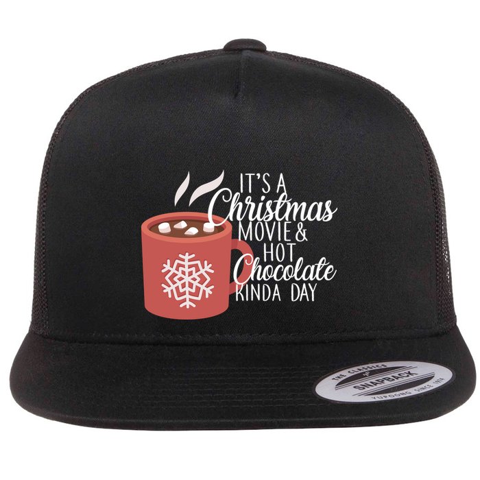 Christmas  Movie and Hot Chocolate Flatbill Hat
