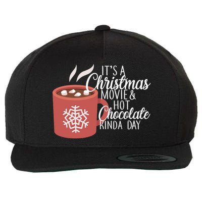 Christmas  Movie and Hot Chocolate Wool Snapback Cap