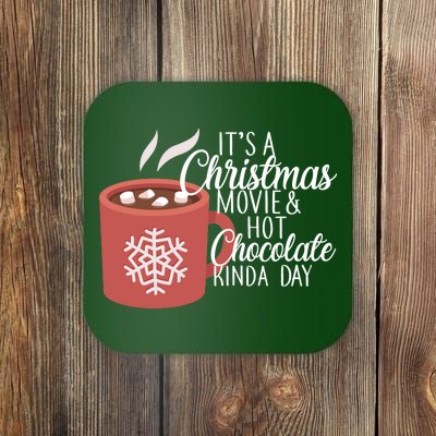 Christmas  Movie and Hot Chocolate Coaster