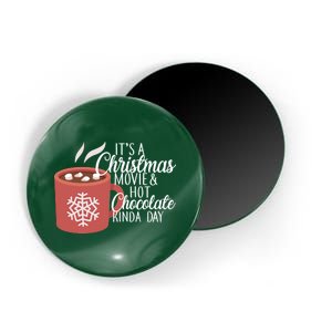 Christmas  Movie and Hot Chocolate Magnet