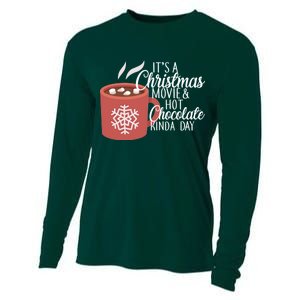 Christmas  Movie and Hot Chocolate Cooling Performance Long Sleeve Crew