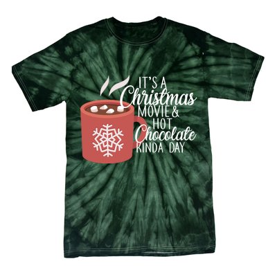 Christmas  Movie and Hot Chocolate Tie-Dye T-Shirt