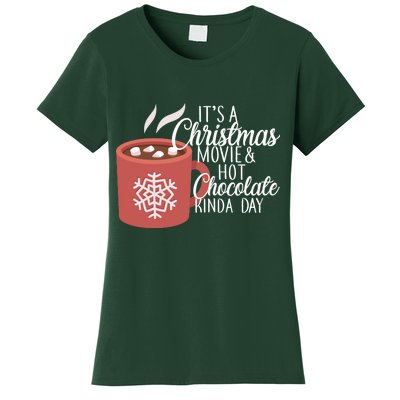 Christmas  Movie and Hot Chocolate Women's T-Shirt