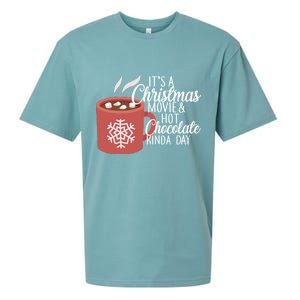 Christmas  Movie and Hot Chocolate Sueded Cloud Jersey T-Shirt