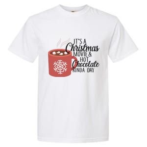 Christmas  Movie and Hot Chocolate Garment-Dyed Heavyweight T-Shirt