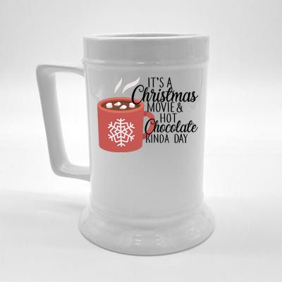 Christmas  Movie and Hot Chocolate Beer Stein