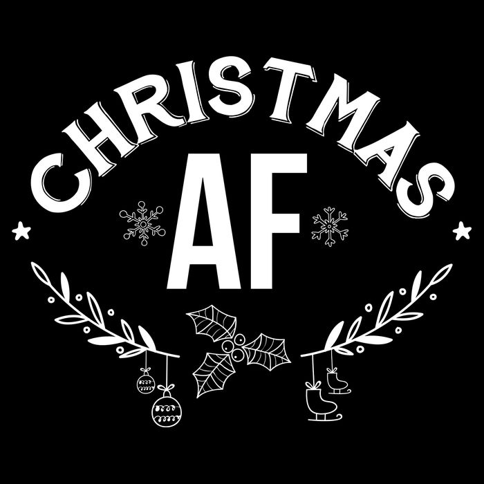 Christmas AF Cooling Performance Crew T-Shirt