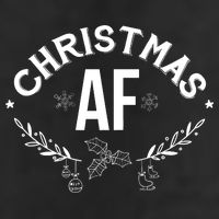 Christmas AF Adult Drive Performance Visor