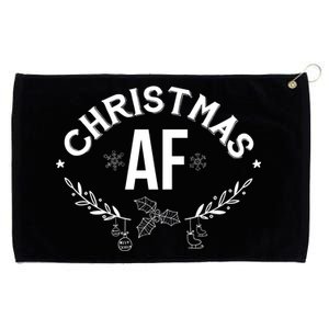 Christmas AF Grommeted Golf Towel