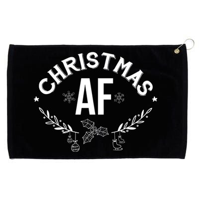 Christmas AF Grommeted Golf Towel