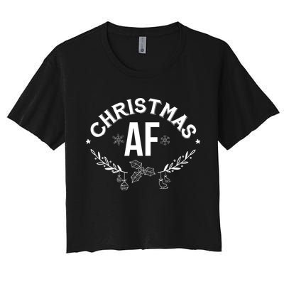 Christmas AF Crop Top