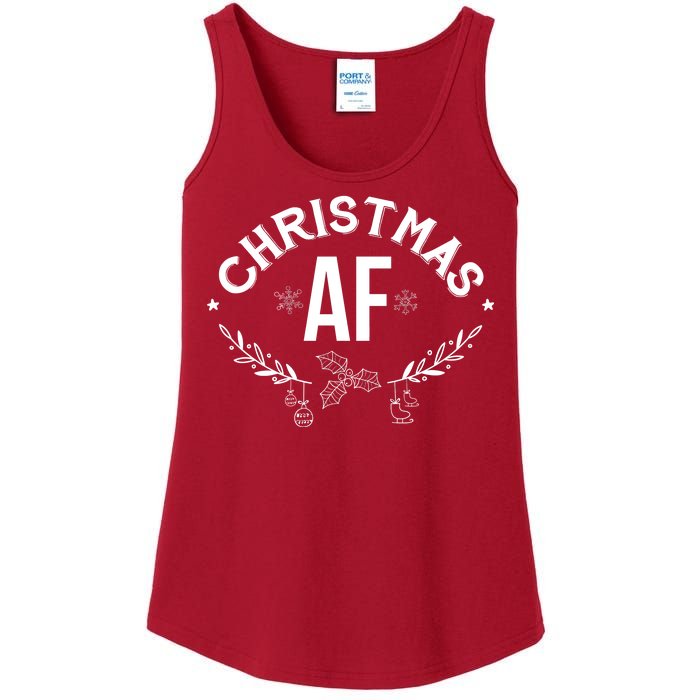 Christmas AF Ladies Essential Tank