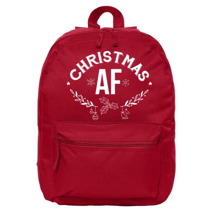 Christmas AF 16 in Basic Backpack