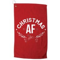 Christmas AF Platinum Collection Golf Towel