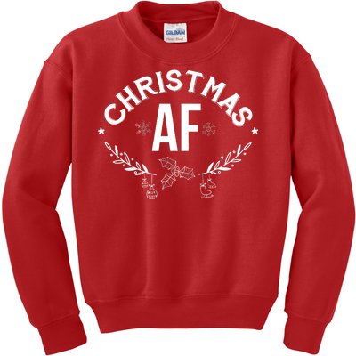 Christmas AF Kids Sweatshirt