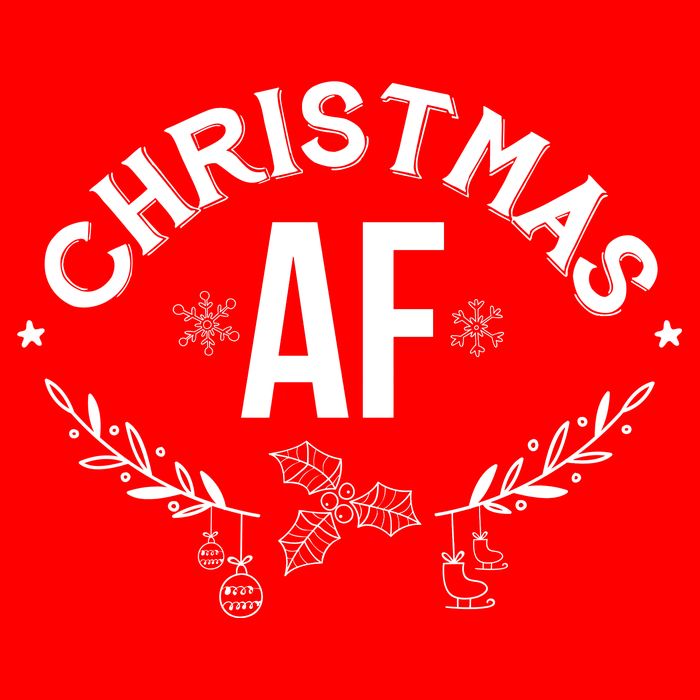 Christmas AF Short Acrylic Beanie