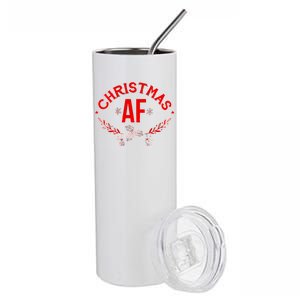 Christmas AF Stainless Steel Tumbler