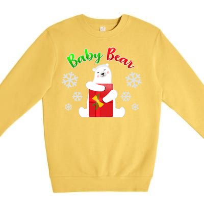 Christmas Baby Bear Premium Crewneck Sweatshirt