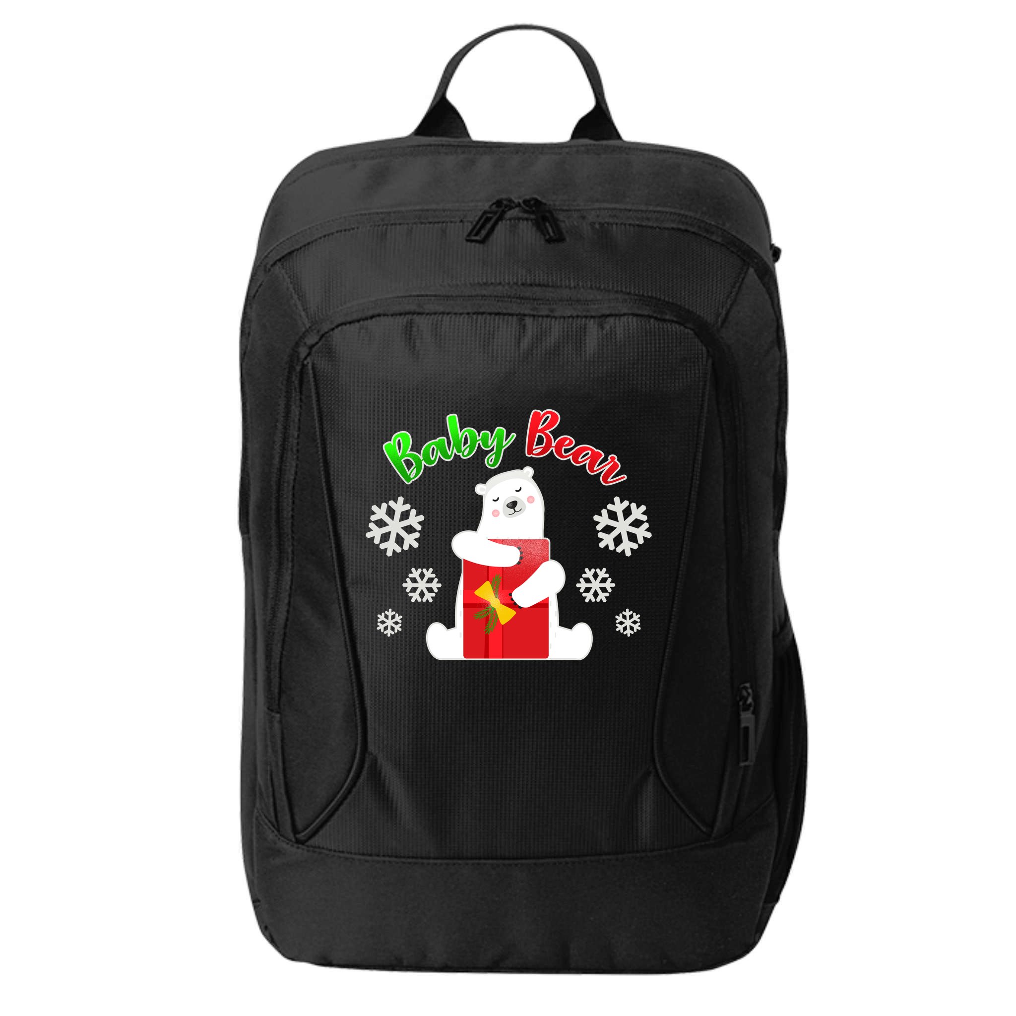 Christmas Baby Bear City Backpack