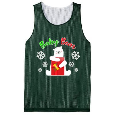 Christmas Baby Bear Mesh Reversible Basketball Jersey Tank