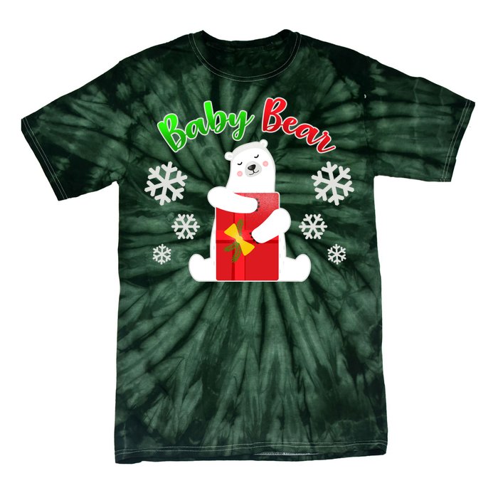 Christmas Baby Bear Tie-Dye T-Shirt