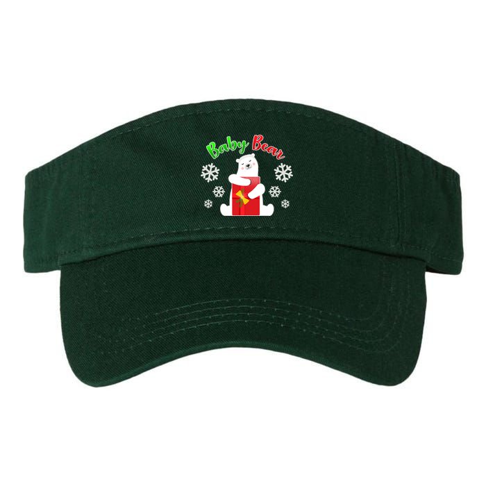 Christmas Baby Bear Valucap Bio-Washed Visor