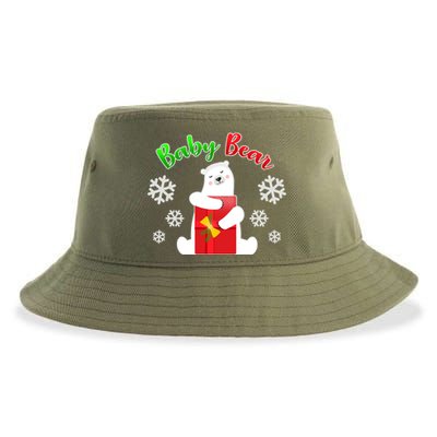 Christmas Baby Bear Sustainable Bucket Hat