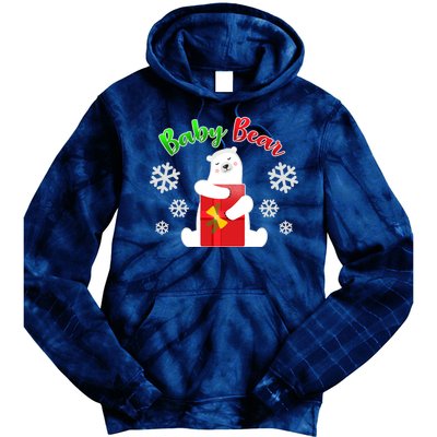 Christmas Baby Bear Tie Dye Hoodie