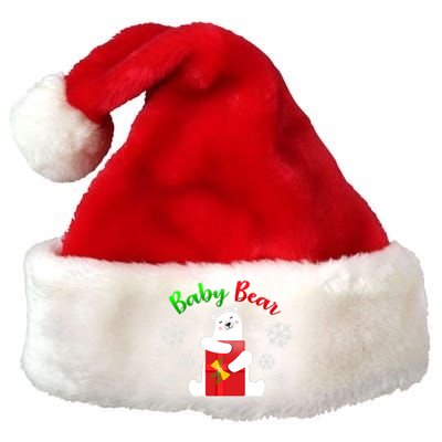 Christmas Baby Bear Premium Christmas Santa Hat