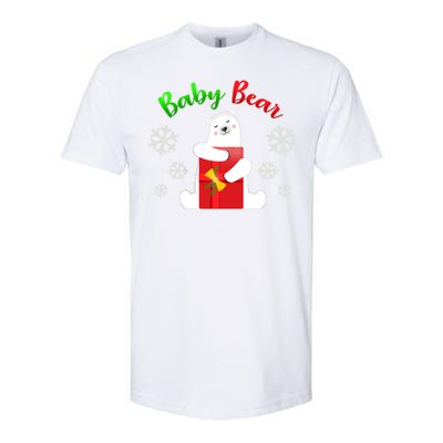 Christmas Baby Bear Softstyle® CVC T-Shirt