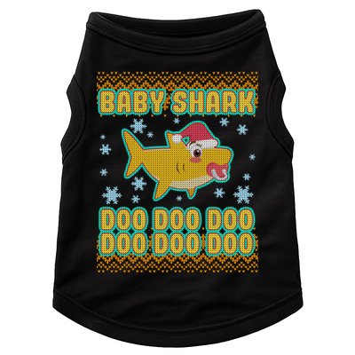 Christmas Baby Shark Doo Doo Doo Doggie Tank