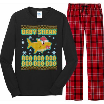 Christmas Baby Shark Doo Doo Doo Long Sleeve Pajama Set