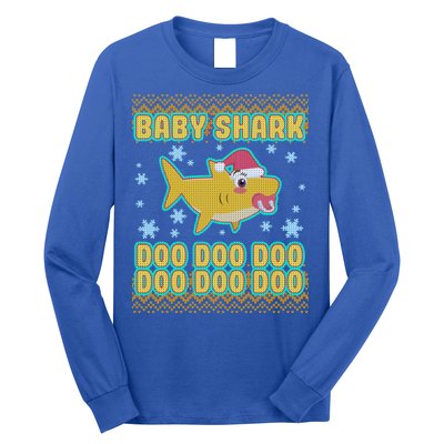 Christmas Baby Shark Doo Doo Doo Long Sleeve Shirt